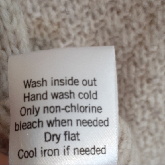 Sonoma Cream Knit Sweater Chevron Texture Women's Small S Neutral Cozy Winter - Picture 9 of 9